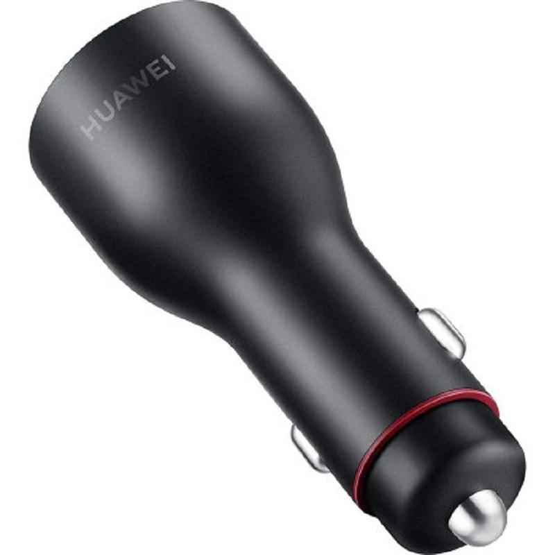 Carregador de automóvel Huawei Super Charge dupla porta 40W preto