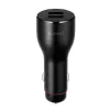 Carregador de automóvel Huawei Super Charge dupla porta 40W preto