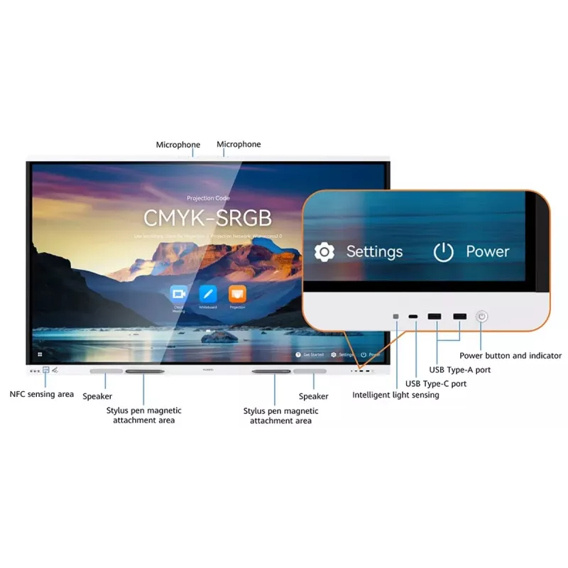 HUAWEI IdeaHub Board 3 Pro IHB2-75PB dispositivo de colaboração inteligente 75