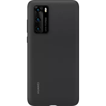 Huawei capa de silicone para P40, preto