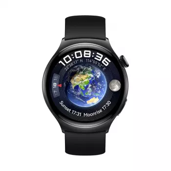 Huawei Watch 4 preto em aço inoxidável