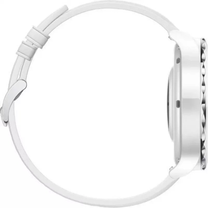 Pulseira de couro Huawei Watch GT 3 Pro 43 mm branca