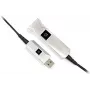 Huddly cabo ótico ativo USB 3.0, ficha Type-A para conector fêmea Type-A, 10 m, preto 7090043790450