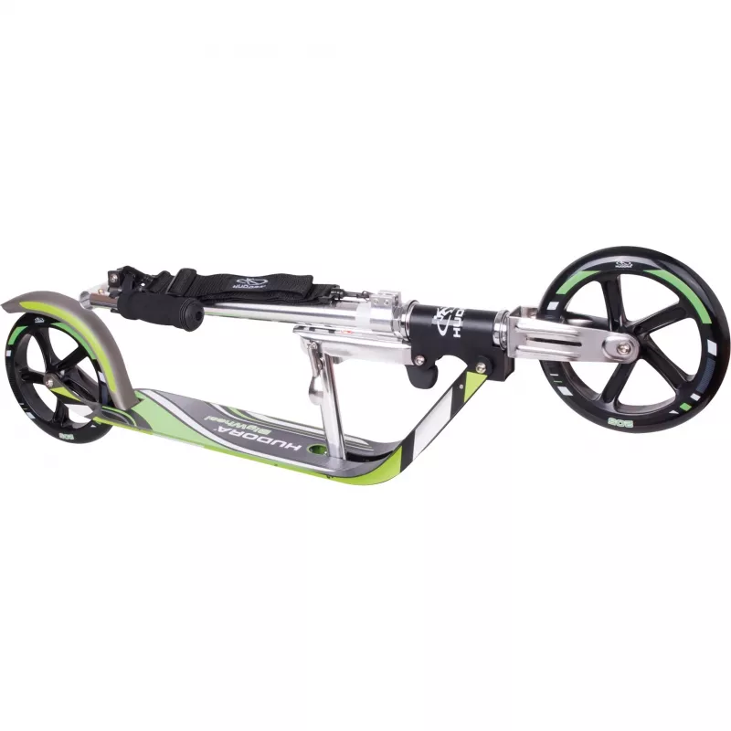 Trotinete Hudora Big Wheel 205 cinzento verde