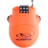 HUDORA Cadeado de cabo (laranja)