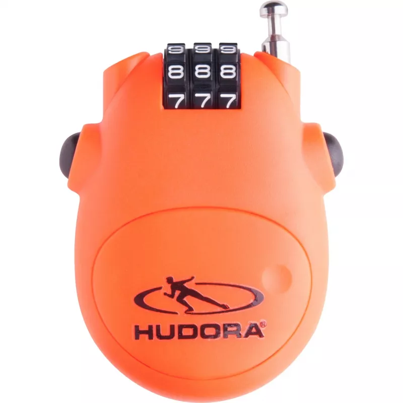 HUDORA Cadeado de cabo (laranja)