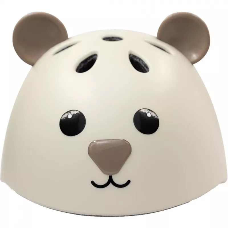 Capacete infantil HUDORA Beary Mocha, tamanho 44-47 cm