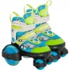 HUDORA My First Quad LED Patins tamanho 30-33 verde/azul