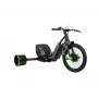 Huffy Green Machine Drift Trike, 36V elétrico, preto/verde, motor brushless 350W, roda frontal 20