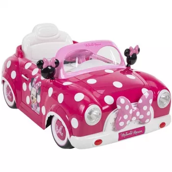 Veículo elétrico Huffy Minnie 6V, rosa
