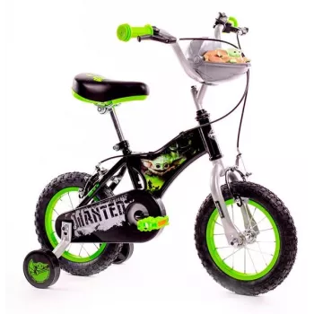Bicicleta Huffy Star Wars 12 para criança, rodas de 12 polegadas, quadro de aço, rodas de apoio e travão de contrapedal
