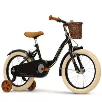 Huffy Vintage 16 Bicicleta infantil – preto brilhante (21255W)