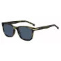 Óculos de sol retangulares HUGO BOSS BLACK BOSS1722GS517 armação preta lentes cinzentas 54mm