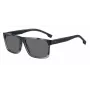 HUGO BOSS BLACK Óculos de sol BOSS1760GS38I para homem armação quadrada lentes cinzento escuro 59mm