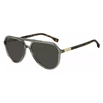 HUGO BOSS BLACK Óculos de sol BOSS1831S1ED homem 58/16/145 mm Lentes cinzentas