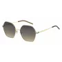 Óculos de sol de mulher HUGO BOSS BLACK BOSS1589SJ5G armação quadrada em acetato cinzento lentes degradê 57 mm