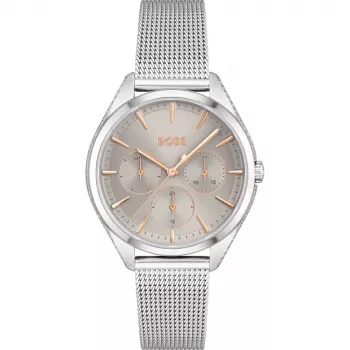 HUGO BOSS Purity Relógio de mulher 1502638 38mm aço inoxidável prateado