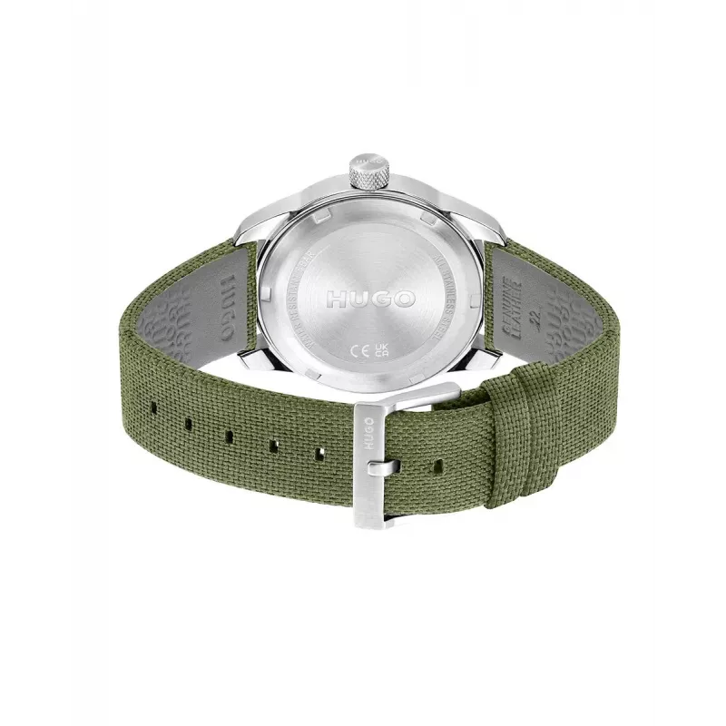 Relógio cronógrafo HUGO MAN 1530331 42mm em aço inoxidável