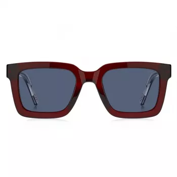 Óculos de sol HUGO MAN HG1259SFSFKU - armação preta, lentes cinzentas, 51/21/135 mm