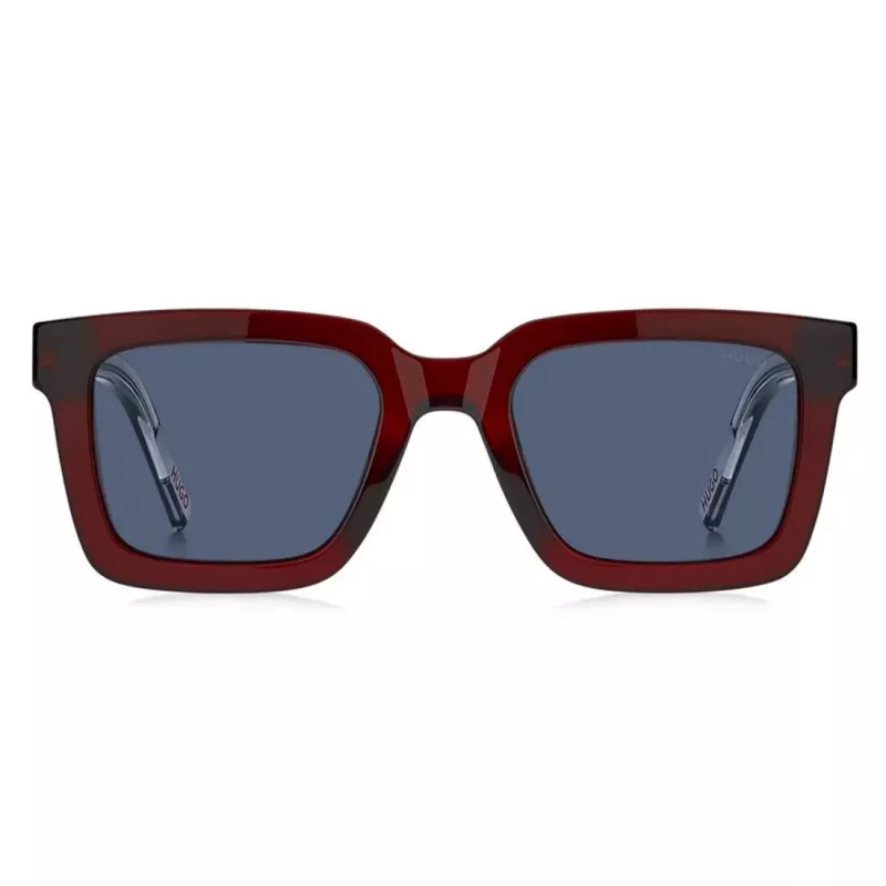 Óculos de sol HUGO MAN HG1259SFSFKU - armação preta, lentes cinzentas, 51/21/135 mm