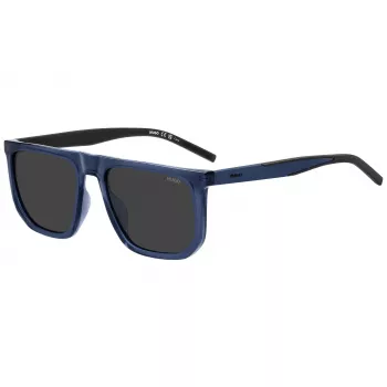 Óculos de sol de homem HUGO MAN HG1336GSPJP - Armação preta, lentes cinzentas degradê 56/19/145 mm