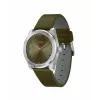 HUGO MAN relógio 1530351 42mm caixa de aço inoxidável mostrador preto bracelete de pele