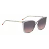 Óculos de sol de mulher HUGO HG1275SKB7F7F - havana/armadura em acetato castanha, lentes castanhas degradê, 57 mm