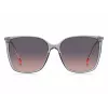 Óculos de sol de mulher HUGO HG1275SKB7F7F - havana/armadura em acetato castanha, lentes castanhas degradê, 57 mm