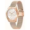 Relógio de mulher HUGO 1540161 36mm aço inoxidável malha prateado