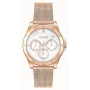 Relógio de mulher HUGO 1540161 36mm aço inoxidável malha prateado