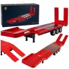 Atrelado de cama baixa Huina 1:18 para Scania 770S RC Truck - Vermelho