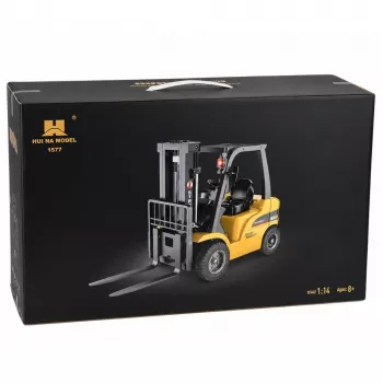 Empilhadora RC HUINA 1577 1:14 grande com garra de paletes