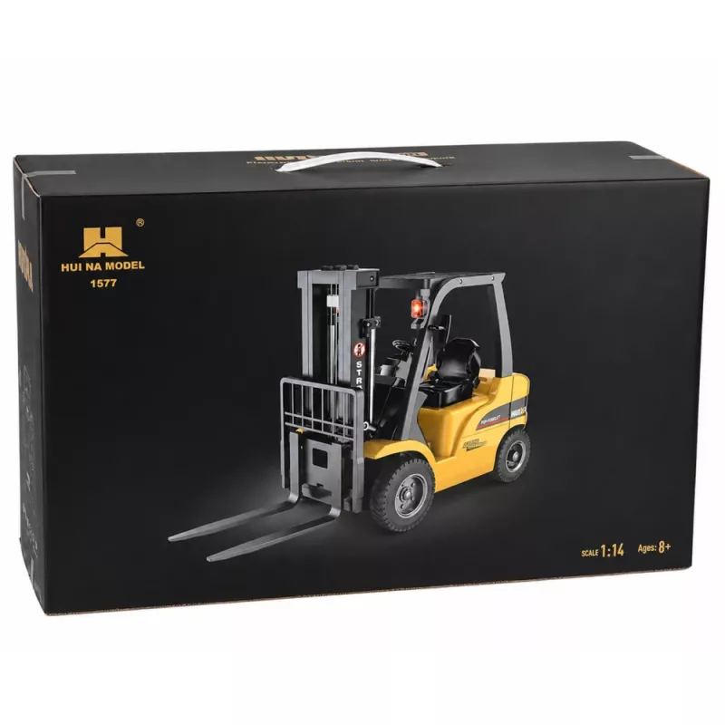 Empilhadora RC HUINA 1577 1:14 grande com garra de paletes