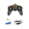 Escavadora RC Huina 22747 1:16 com cabine rotativa e controlo remoto – 15 canais 2.4GHz com luzes LED