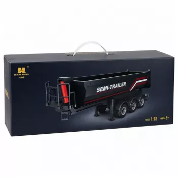 Camião basculante RC metálico HUINA 32332 escala 1:18 preto