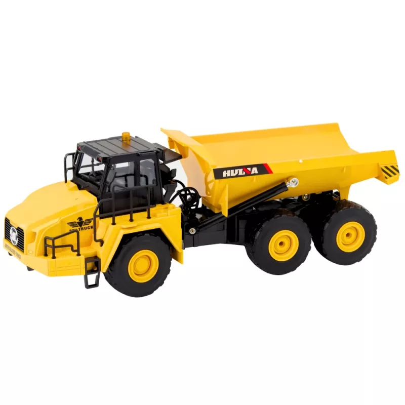 Huina telecomando RC dumper 1553 amarelo 1:16