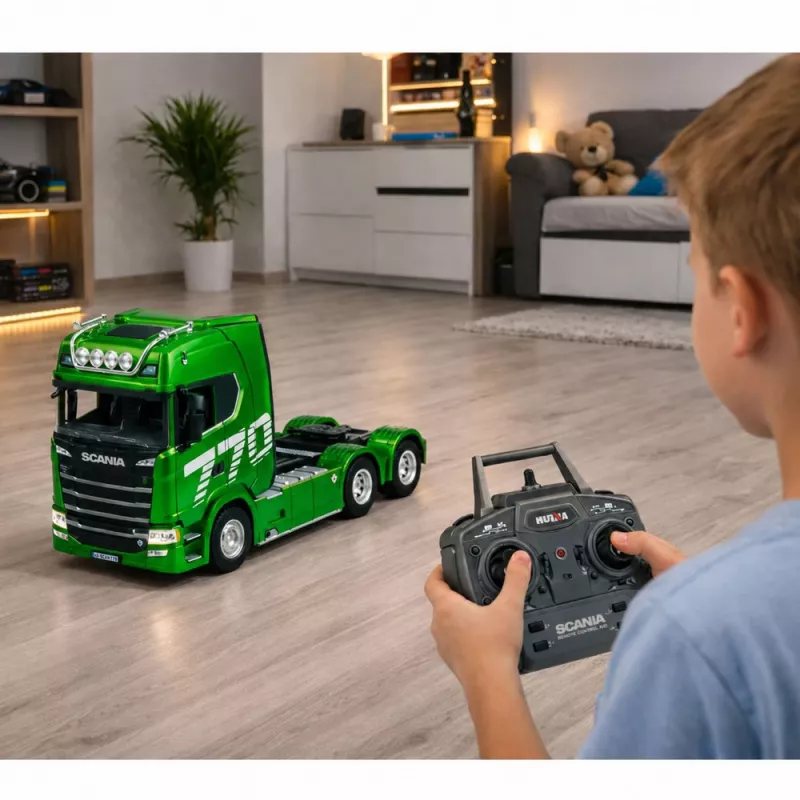 Comando à distância Huina Scania Truck RC Verde 1:18