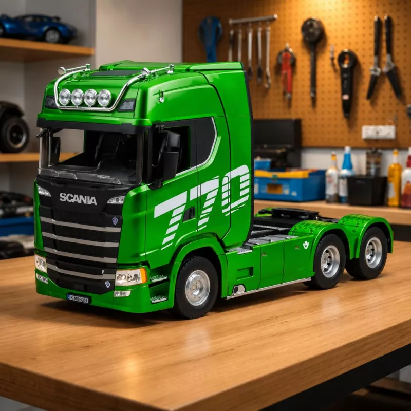 Comando à distância Huina Scania Truck RC Verde 1:18