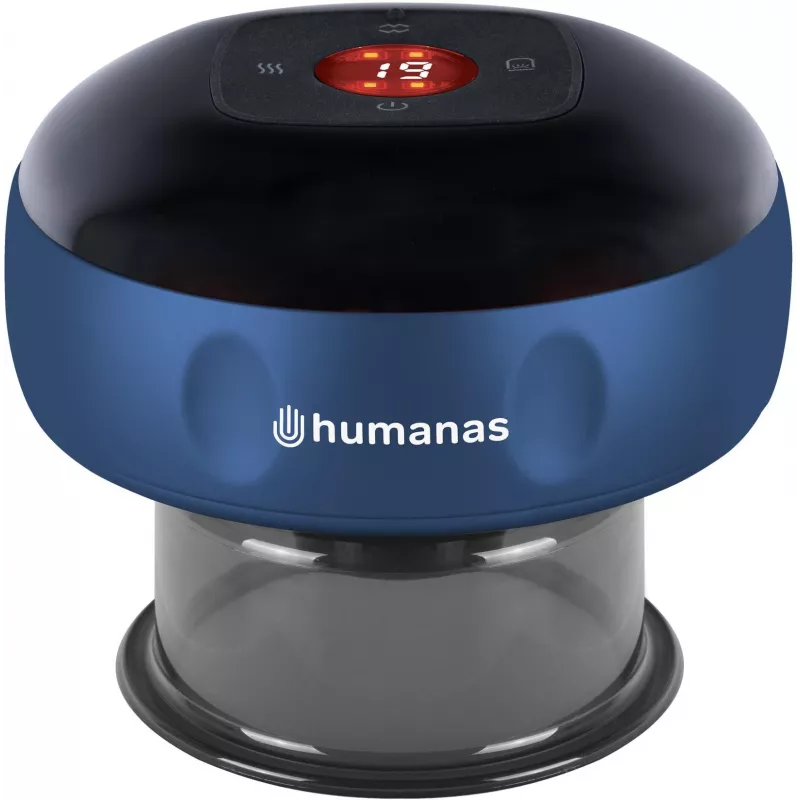 Ventosa de silicone para ventosaterapia Humanas BB01 azul