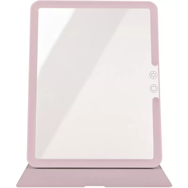 Humanas HS-ML02 espelho de maquilhagem LED com iluminação - rosa