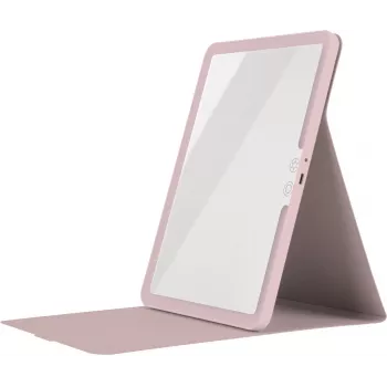 Humanas HS-ML02 espelho de maquilhagem LED com iluminação - rosa