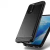 Capa flexível Hurtel Carbon para OnePlus Nord N200 5G preta