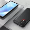 Capa flexível Hurtel Carbon para OnePlus Nord N200 5G preta