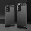 Hurtel Capa Flexível Carbon para Samsung Galaxy A53 5G Preto