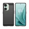 Hurtel Capa Carbono Capa Silicone para OnePlus Ace 2V / OnePlus Nord 3 - Preto