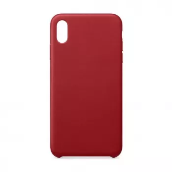 Capa de Couro ECO Hurtel para Apple iPhone 12 Mini Vermelha