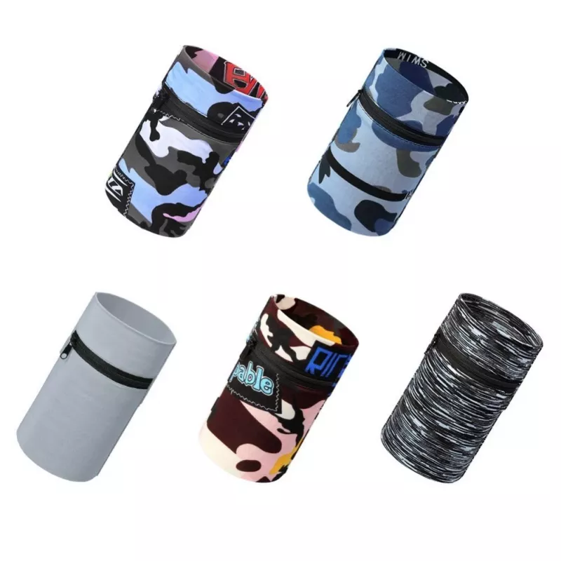 Pulseira de tecido Hurtel para corrida e fitness, Camo Blue