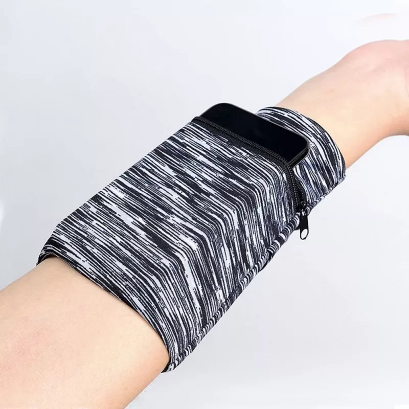 Pulseira de tecido Hurtel para corrida e fitness, Camo Blue