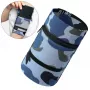 Pulseira de tecido Hurtel para corrida e fitness, Camo Blue