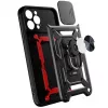 Hurtel Capa Hybrid Armor Camshield para Huawei nova Y90, capa blindada com proteção de câmara, Preto
